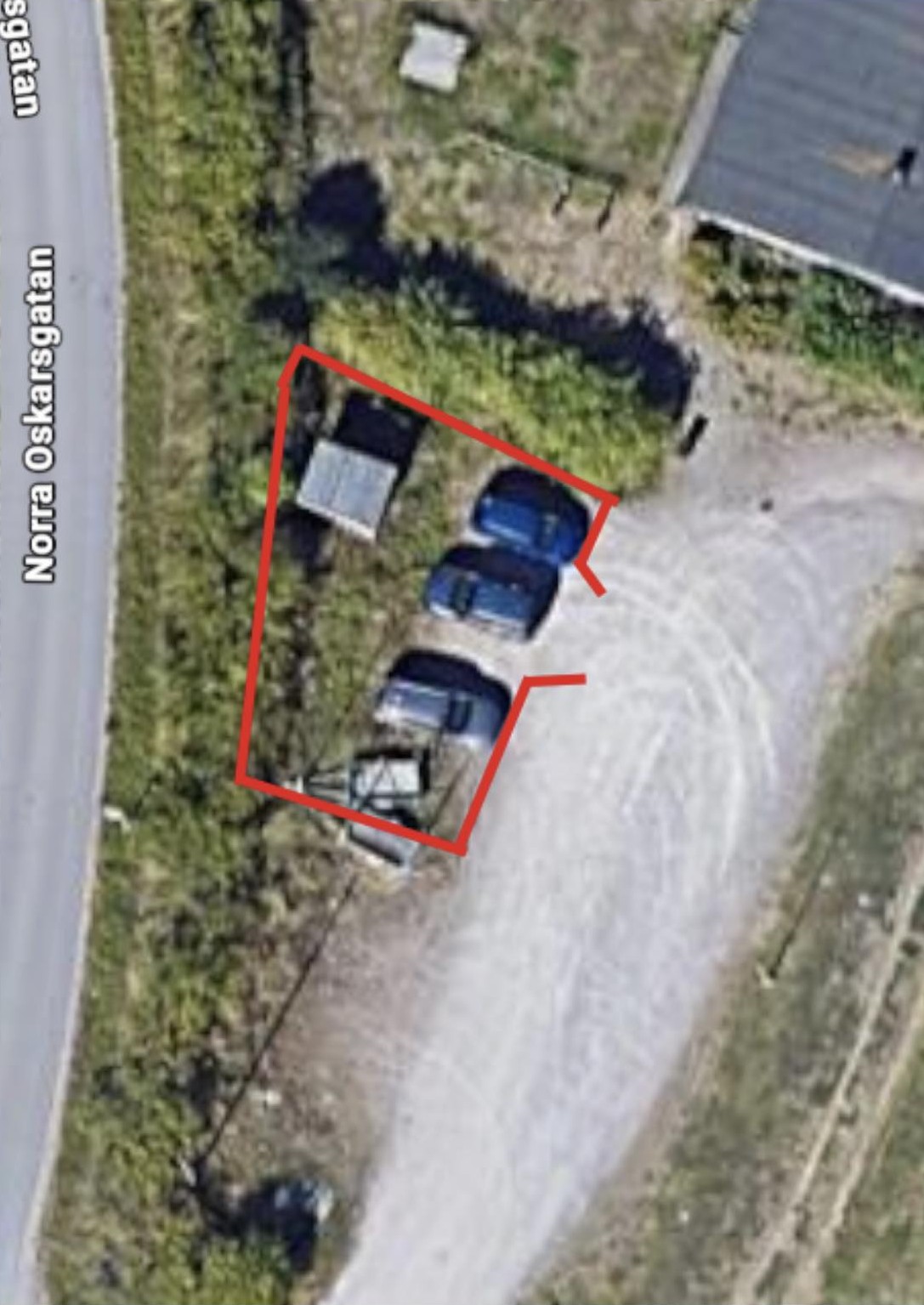 image: Byte av kraftstation på parkeringen